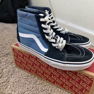 Blue Vans sk8 Hi